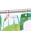 3 PCS Carpet Set Toilet Cover Bathroom Shower Curtain Sets Polyester Fabric