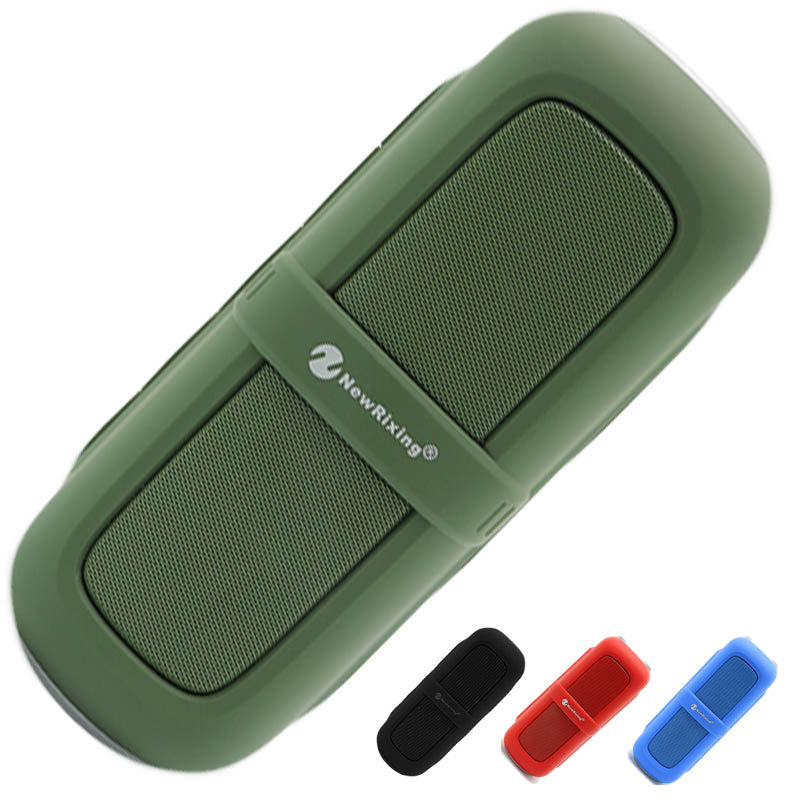NewRixing NR-2018 Ourdoor IPX5 Waterproof bluetooth Speaker AUX TF Card Hands-free Call Shockproof