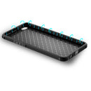 Bakeey Shockproof Soft Silicone Case+Tempered Glass Screen Protector for Nubia M2 Global Rom