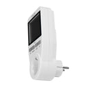 Smart Socket Large Screen Power Monitor Socket EU Plug Record Cumulative Kilowatt-hour Time and Electricity Expenses.