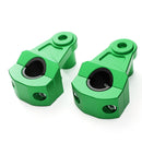 Pair 7/8inch 22mm HandleBar Fat Bar Mount Clamps Riser CNC Dirt Bike Motorcycle