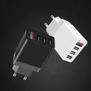 Bakeey 3.1A LED Display 3 USB Ports EU Plug Fast Travel Wall Charger For iPhone 11 Pro Max Xs 8 Plus S8 Xiaomi 6