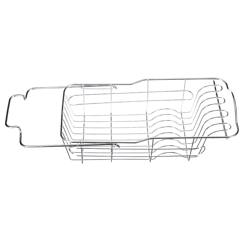 Stainless Steel Dish Drainer Drying Rack Holder Bowl Storage Basket Kitchen Sink Drain Shelf