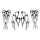 Motorcycle Gas Tank Decals Flames Vinyl Sticker For Fender Universal 11x13inch 6x14inch