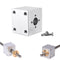 T8 Nut Aluminum Alloy Silver Housing Bracket with 2Pcs Screws for 3D Pritner Lead Screw