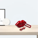 Red Lip Telephone Corded Landline Cable for Home Bar Office Phones Furniture Decor
