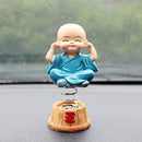 Car Decoration Four Is Not Small Monk Shaking Head Ornaments Creative Resin Car Car Shaking Head Ornaments