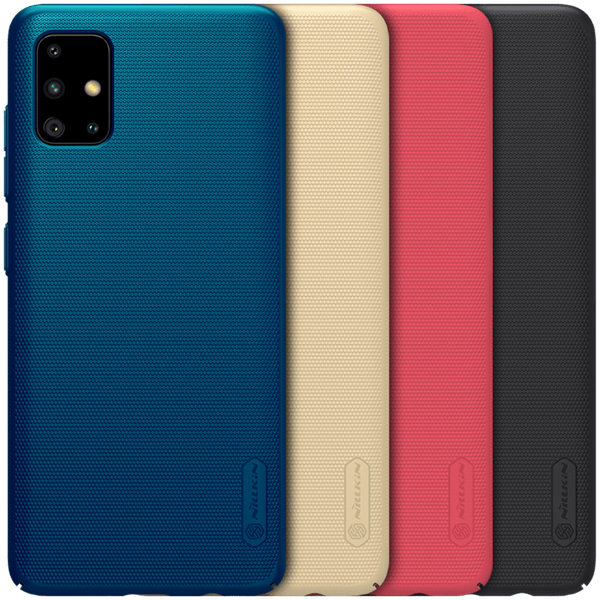 Nillkin Frosted Anti-Fingerprint Shockproof PC Hard Protective Case for Samsung Galaxy A51 2019