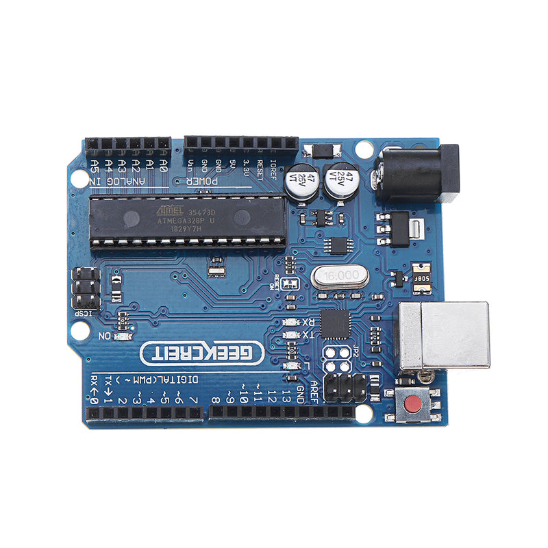Geekcreit Starter Kits For Uno R3 Breadboard And Holder Step Motor / Servo /1602 LCD / Jumper Wire