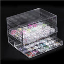 120 Grids Desktop Nail Tips Jewelry Storage Box Rhinestones Bead Container Holder