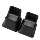 2 Pcs Child Car Safety Seat  ISOFIX Interface Buckle Fixed Guide Groove 4x5x5cm Black