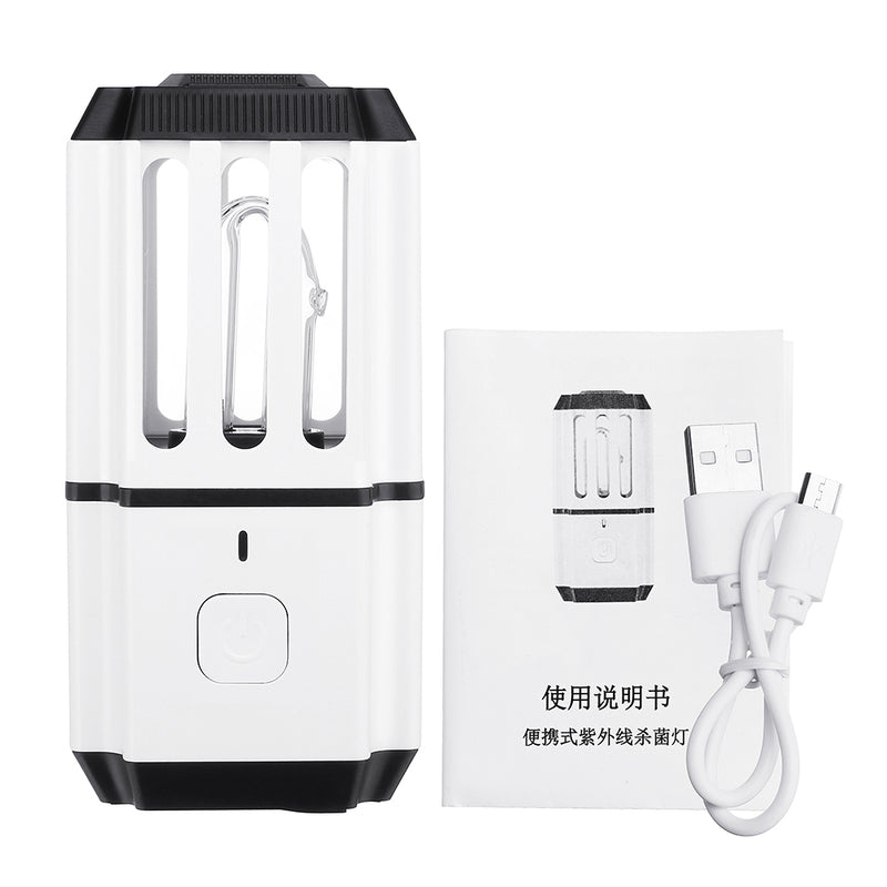 LUSTREON Portable Ultraviolet UV Ozone Sterilization Mites Germicidal Light USB Disinfection Lamp