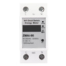MoesHouse WiFi Smart Power Meter Switch Power Consumption Energy Monitoring Meter 110V 220V Din Rail Smart Life/Tuya App Remote Control