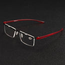 BROADISON Rimless Presbyopia Reading Glasses Super Lightweight Fashionable