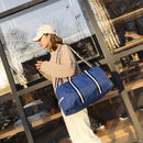 Large Capacity Women Men Canvas Handbag Sports Gym Yoga Bag Shoulder Travel Bags