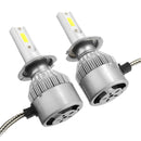 C6 Car COB LED Headlights Bulb Fog Lamp H1 H3 H7 H8/9/11 9005/9006 72W 7600LM 6000K White