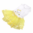 Summer Dog Dress Puppy Party Dress Bubble Fruit Doggy Colorful Skirts