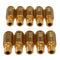 10Pcs Carburetor Main Jet Kit For Keihin OKO KOSO PE PWK Choose Size 118-160