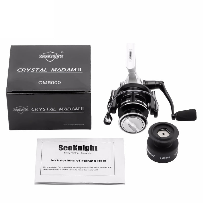 SeaKnight CM II 5.5:1 9+1BB Spinning Fishing Reel Max Drag 7-13KG Fishing Wheel 2000 3000 4000 5000