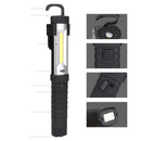 XANES XPE+COB 2 Modes USB Rechargeable LED Work Light Rotatable Camping Flashlight Emergency LED Torch