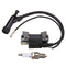 Ignition Coil + Spark Plug For Honda GX240 GX270 GX340 GX390 8HP/11HP Engine