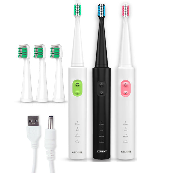 Borui BR-Z1 USB Wireless Ultrasonic Electric Toothbrush Oral Hygiene Rechargeable Sonic Automatic To