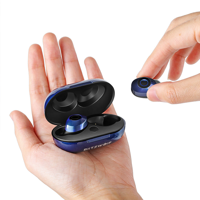 [bluetooth V5.0] Blitzwolf BW-FYE5 Mini True Wireless Earbuds Stereo Earphone Portable Charging Box