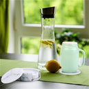 6Pcs Marble Cup Coaster Round Leather Heat Insulation Mat for Kitchen Table Home