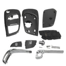 2 BTN Car Key Case Fob Fold Remote Uncut Blade for Peugeot 107 207 307 308 407