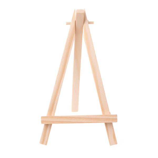 1 Pcs Mini Artist Wooden Easel Wood Wedding Table Card Stand Display Phone Holder For Party Decoration 8*15cm Triange Easel