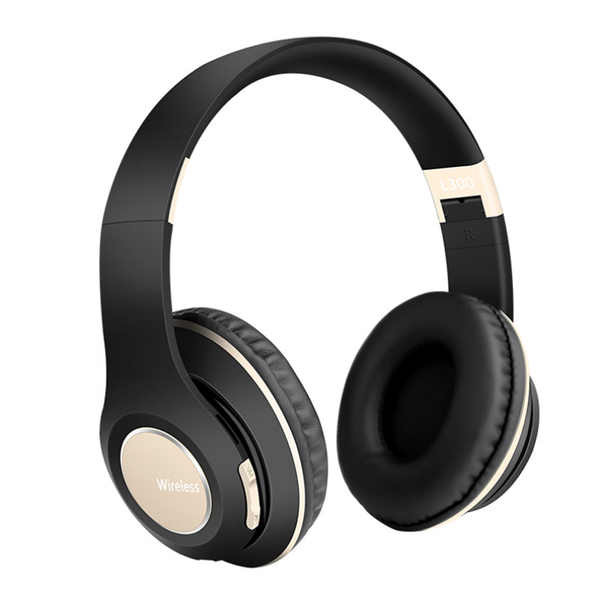 L300 bluetooth4.2 Wireless Stereo Noise Canceling Gaming Headphone Folding Rechargeable Headset for Music Sport