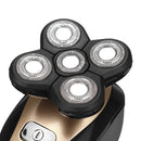 USB 5 IN 1 4D Rotary Electric Shaver Rechargeable Bald Head Shaver Beard Trimmer