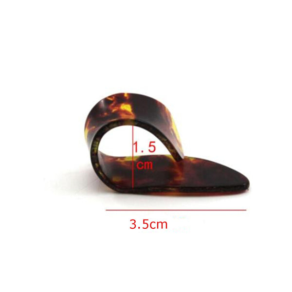5Pcs Celluloid Guitar Picks Guitar Thumb Plectrums for Guitar