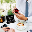 Wooden Small Blackboard Message Board Upright Home Restaurant Menu Card Desktop Cafe Multifunctional Decoration Retro