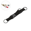 Outdoor Multi-function Ribbon Keychain EDC Tactical Key Ring Camping Hunting Key Chain