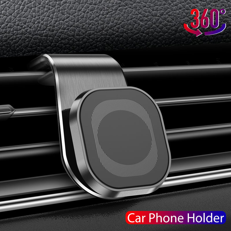 USLION Magnetic Adsorption Air Vent Car Phone Holder Car Mount 360 Rotation for 3.5-7.0 Inch Smart Phone for iPhone 11 for Samsung Note 10 Xiaomi Mi 9