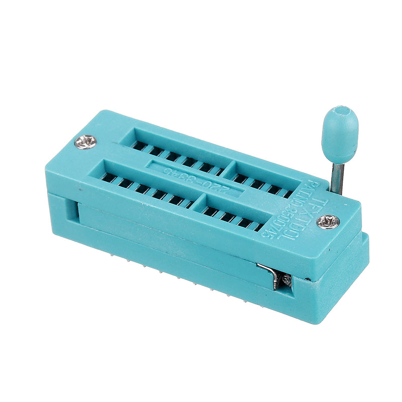 2pcs IC Lock Seat Zif Socket Test Universal zif Sockets 20Pin