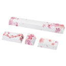 Five-sided Dyesub PBT OEM Profile sakura Space Bar 6.25u Novelty Keycap + ESC Enter Keycaps