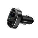 Baseus 3.4A Dual USB Car Charger bluetooth FM Transmitter Handsfree Car Kit Player Aux Modulator