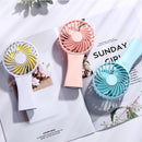 Mini Portable Handheld Fan USB Rechargeable Cooler 3 Gear Summer Travel Outdoor Cooler USB Cooler