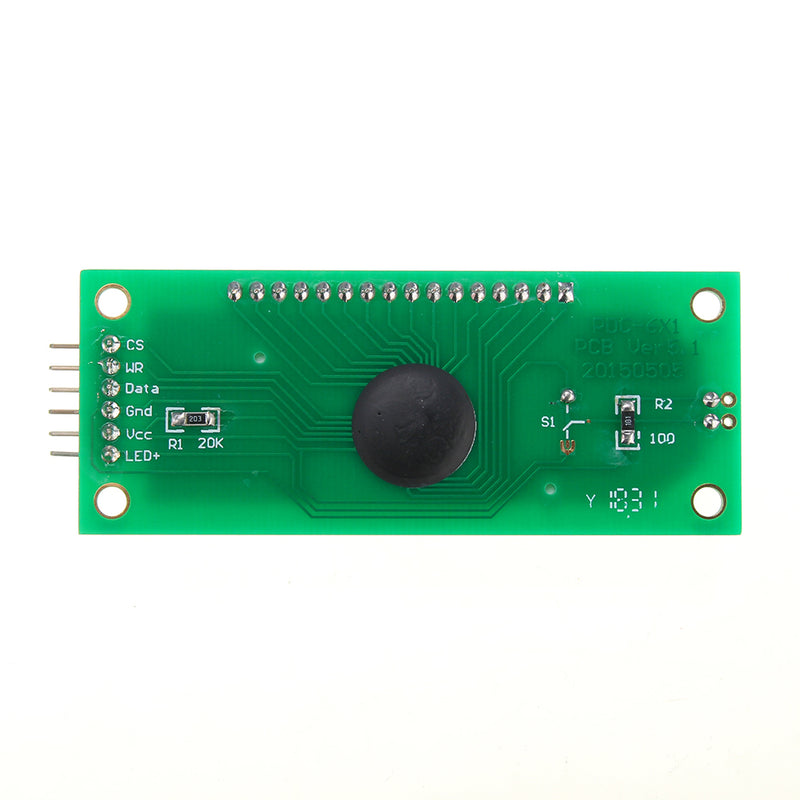 5pcs Blue 6 Digit 7 Segment Digital 5V LCD Module Display Screen Board Build-in HT1621 Controller With Backlight