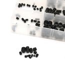 Suleve MXCH1 240Pcs M3-M8 Grub Screw Carbon Steel Hex Socket Allen Head Set Screw