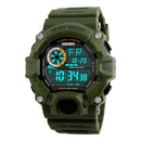 SKMEI 1019 Digital Watch Fashion Multi-funcional Sports Chronograph 50M Waterproof Men Wrist Watch