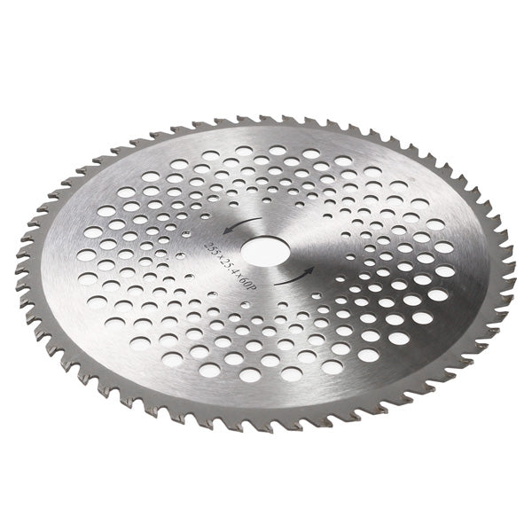 10 Inch 60 Teeth Multi-use Gardening Metal Blade for String Trimmer Brush Cutter