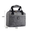 IPRee Fitness Polyester Aluminum Cooler Zippered Box Fashion Nice Design Crossbody Insulated Lunch Bag