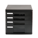 Deli 9772 File Cabinet Tour-Storey File Cabinet Plastic Desktop Organizer File Cabinet Drawer Cabinet Data Cabinet