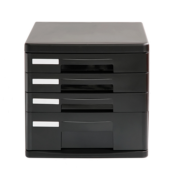 Deli 9772 File Cabinet Tour-Storey File Cabinet Plastic Desktop Organizer File Cabinet Drawer Cabinet Data Cabinet