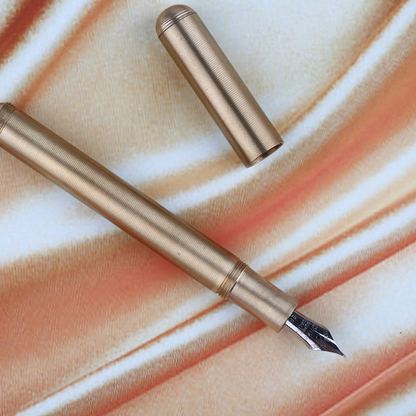 DELIKE Updated fountain pen Brass Extra Fine Nib Heavy pen
