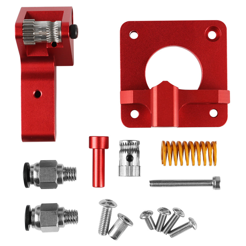 Upgraded Aluminum Dual Gear Pulley Dual Drive Extruder Kit For Creality CR-10 / CR-10S / CR-10S Pro / Ender-3 / Ender-3 Pro 3D Printer