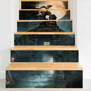 Miico LT006 Halloween Sticker Wall Stair Sticker Removalbe Floor-Stairkers Waterproof Stickers